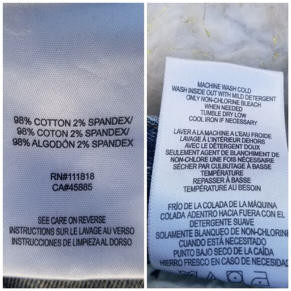 Studded Bootcut Jeans MK Michael Kors Size 2 Stretch Denim Embellished Pockets - Picture 5 of 11